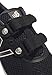 Replace-A-Lace No Tie Shoelaces Touch Close Straps to Replace Laces Black Size Medium