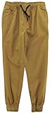 Smith's American Big Boys' Solid Twill Adjustable Jogger Pants