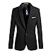 VOBAGA Men's Slim Fit Stylish Casual One Button Suit Coat Jacket Business Blazers