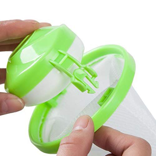 image for aliveGOT 2Pcs Washing Machine Handy Lint Trap Debris Filter Mesh Pouch