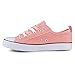 Twisted Women's KIX Lo-Top Frayed Edge Sneakers -KIXLO192SALMON, Size 9