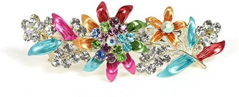 CAETLE Women Girl Beauty Flower Vintage Crystal Hair Clip Head Wear Holder