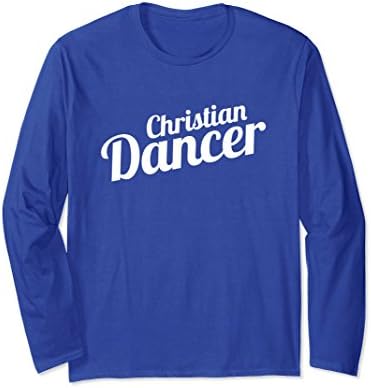 Unisex Christian Dancer, Script Dancing Tshirt 2XL Royal Blue