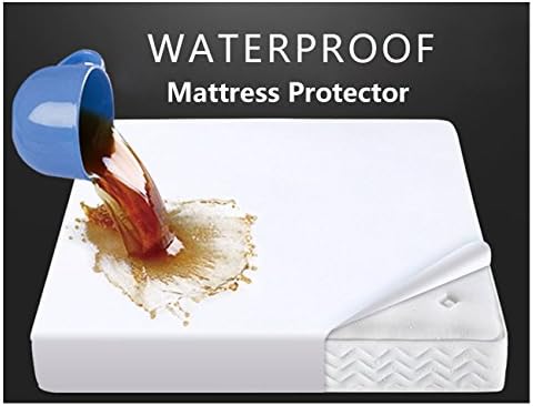 100% Waterproof Mattress Protector, Super Soft Cotton Mattress Cover, Hypoallergenic Breathable, Dust Mite Proof, Bed Bug Proof and Machine Washable Mattress Pad Protector Cover-Full size By COMHO