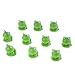 MagiDeal Miniature Fairy Garden Micro Landscape Mini Dollhouse Bonsai Decor Frog Pack of 10