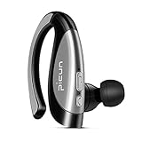 Bluetooth Headphone, Wireless Headset T2, Handsfree Earbud with Mic for iPhone and Android (black/gray)