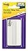 Post-it Tabs, 3 in, Solid, White, 25 Tabs/On-The-Go Dispenser, 2 Dispensers/Pack (686F-50WH3IN)