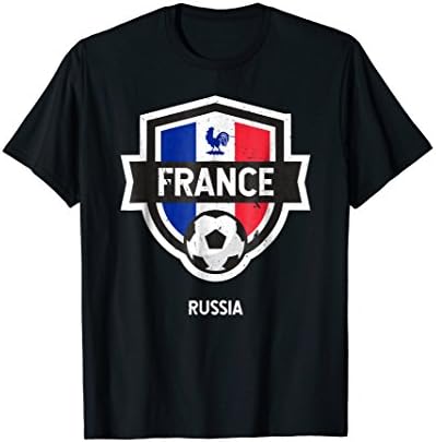 Classic France Team Shirt, 2018 Cup Jersey Russia