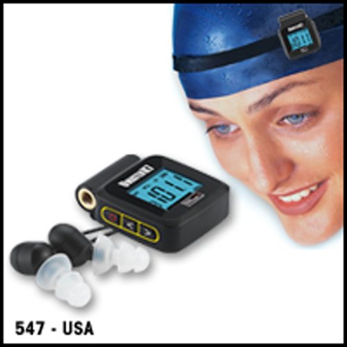 UWaterK7 Waterproof Swim Radio from Fitness Technologies Mizzle Blue â„¢