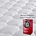 LEISURE TOWN California King Mattress Pad Fitted Quilted Cotton Mattress Cover Cooling Soft Pillow Top Mattress Topper with Down Alternative Filling Mattress Protector with 8-21 Deep Pocket (72x84)