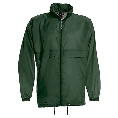 B&C Sirocco Mens Lightweight Jacket/Mens Outer Jackets (3XL) (Navy Blue) - Thumbnail 3