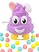 Bunny Rabbit Poop Emoji Pooper Candy Dispenser, 0.52 oz, Pack of 3