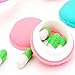 yueton Pack of 6 Colorful Mini Macaron Shape Storage Box Candy Jewelry Organizer Pill Case Container