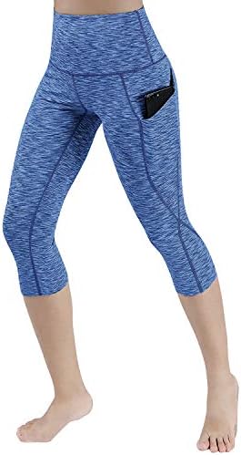 Sanery Women Yoga Pants with Pockets, Tummy Control, High Waist Workout Running Leggings