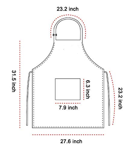 Kitchen Bib Apron - 2 Pack - Waterproof and Oil Proof - Great for Men Women Adult - Chef Favorite with Pocket (Black and Beige (2 Pack))
