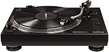 Crosley C200 Direct-Drive Turntable with S-Shaped Tone Arm, Black