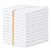 Arkwright Qwick Wick Bar Mop Towels - (Pack of 12) 100% Cotton Quick Dry Dishcloths, Super Absorbent Multipurpose Cleaning Rags for Restaurants, Kitchen, Bathroom, Hotel, 16 x 19 in, Gold Stripe