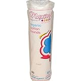 Maxim Hygiene Products Organic Cotton Rounds 80 count (Pack of 3)