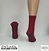 Secure Step Double-Sided Non Slip Comfort Safety Sock - Red - XLarge (2 Pair) - Men's Size: 8-9 / Women's Size: 9-10