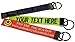Custom Name Tape Material Luggage and/or Crate Tags 50 Fabric Options.