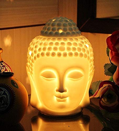 51 Unique Gift Ideas- Best Diwali Gifts- Exclusive Collection 46 Electric Ceramic Buddha Head Shape Essential Oil Diffuser Burner
