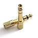 Stereo Audio Adapter,QGEEM 6.35 mm (1/4 inch) Male to 3.5 mm (1/8 inch) Female Stereo Earphone Audio Adapter 24 K Gold Plated, 3.5 mm to 1/4 Adapter,2 Pack primary