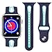 Haveda Sport Bands Compatible for Apple Watch 38mm/40mm, Soft Silicone Bands for Apple 4 Watch, iWatch Series 4/3/2/1, Women Men Kids 38mm/40mm S/M Blue/Teal