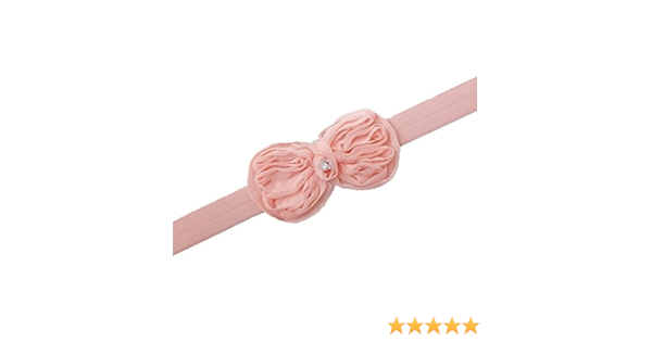 peach baby headband