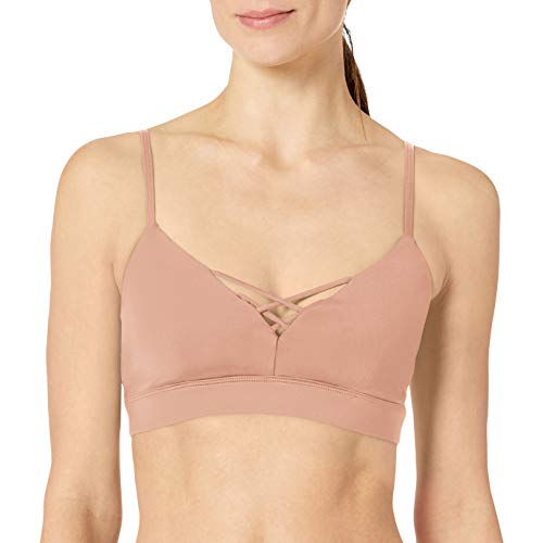 Sujetador sujetador entrelazado alo Yoga para mujer, Rosewater, M