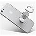 Huluwa Phone Ring Holder, 360-degree Rotating Zinc Alloy Anti-Drop Universal Finger Holder Mount for iPhone, iPad, Smartphones, Reusable Self-Adhesive, Gray
