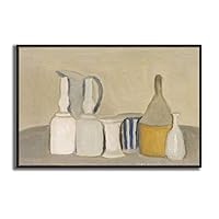 Framed Canvas Wall Art Still Life by Giorgio Mordian Canvas Prints Home Artwork Decoration for Living Room,Bedroom - 16x24 inches