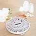 Pointells Automatic Pill Dispenser – 28-Day Portable Medication Planner and Organizer – Dispense Vitamins and Tablets Up 6 Times Per Day – Includes Flashing Light, Alarm and Safety Lock