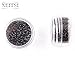 Neitsi Non-Silicone Nano Rings Beads for Nano Tip Remy Hair Extensions (500pcs, Black)