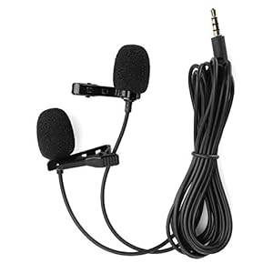 Dasspeld Ruisonderdrukking Lichtgewicht dasspeld Mini-microfoon Clipmicrofoon Drinkbaar, voor camcorders, voor camera’s