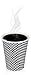 Golden Spoon Paper Coffee Cups (100 Count) Disposable Serve Cold Water, Tea, Hot Chocolate 12 Ounce