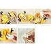 Cute Two Eyes Despicable Me Minions Design Combo Set Toothbrush Holder Automatic Toothpaste Dispenser with Rinse Cup (Yellow)