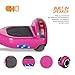 cho Electric Self Balancing Dual Motors Scooter Hoverboard with Built-in Speaker and LED Lights - UL2272 Certified (Pink)