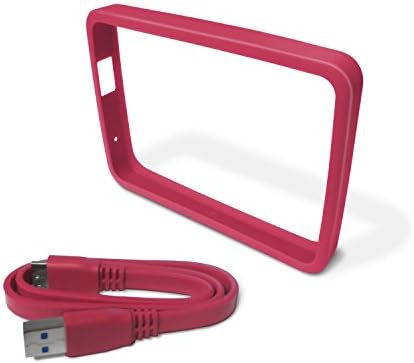 Western Digital WD WDBZBY0000NPM-EASN Flat USB Cable Grip Pack - Fuchsia