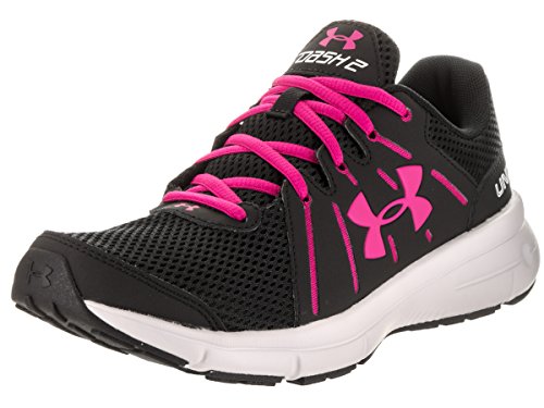 Under Armour Women's Dash Rn 2 Blk/Glg/Tpk Running Shoe 6.5 Women US