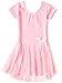 MdnMd Girls' Skirted Short Sleeve Leotard