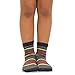 TeeHee Little Boys Cotton Fashion Fun Crew Socks 6 Pair Pack (3-5 Years, Multi Stripe)