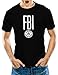 Universal Apparel Men's FBI Badge Design T-Shirt