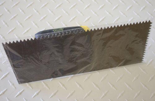 Futura 49116 M-D Building Premium Tile Installation Trowel, 4-1/2 in W X 12 in L Steel Blade Thermoplastic Rubber Handle