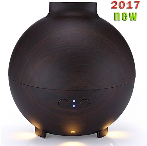 Light Wooden Grain Ultrasonic Air Humidifier Wood Aroma Diffuser