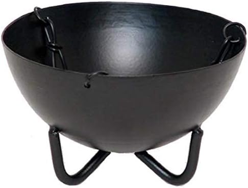 PRABHUJIS GIFTS Hanging Black Cauldron Burner Large, 1 EA