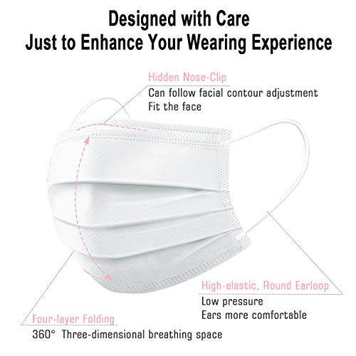 Algopix Similar Product 8 - FWPP Breathable Earloop Disposable Face