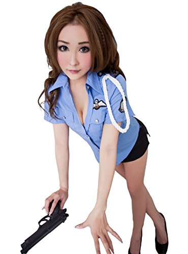 LINGERIECATS Sexy Tempting policeman outfit 2pcs cosplay costume set. - Image 3