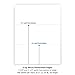 PrintWorks Professional 3 Part Perforated Paper 8.5” x 11” - Perfect For W-2, 1099, & Statement Use - Made in the USA - 500 Sheets - 24 lb - Printer Compatible - White (04122)