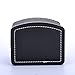 Valyria Watch Box Small 1 Mens Black Leather Display Glass Top Jewelry Case Organizer