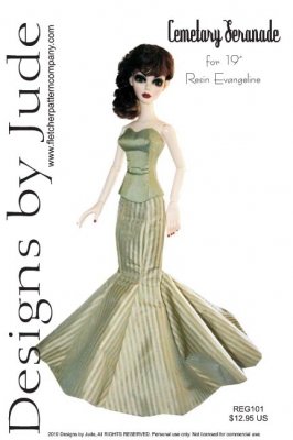 Cemetary Seranade Pattern for 18.25" Evangeline Ghastly